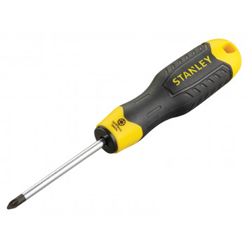 Stanley Tools Cushion Grip Screwdriver Pozidriv Tip PZ1 x 75mm