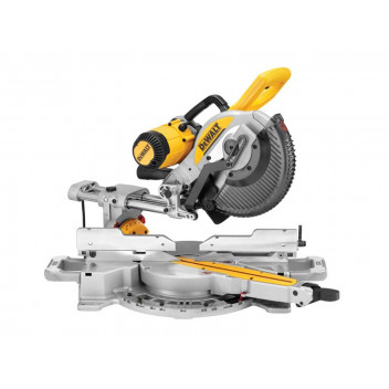 DEWALT DWS727 XPS Double Bevel Slide Mitre Saw 250mm 1675W 110V