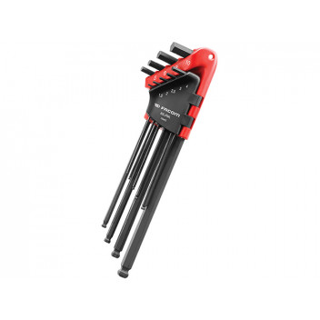 Facom 83S.JP9AL Hex Key Wallet Set of 9 Metric (1.5-10mm)