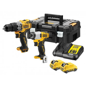 DEWALT DCK2111L2T XR Brushless Sub-Compact Twin Pack 12V 2 x 3.0Ah Li-ion