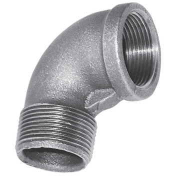 3/4\"X1/2\" BSPT M/FEM ELBOW FIG152 GALVANISED
