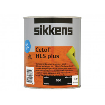 Sikkens Cetol HLS Plus Translucent Woodstain Ebony 1 litre