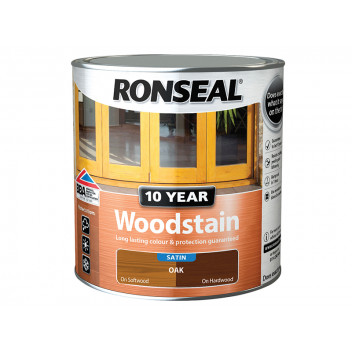 Ronseal 10 Year Woodstain Oak 2.5 litre