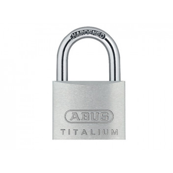 ABUS Mechanical 64TI/20mm TITALIUM Padlock Carded