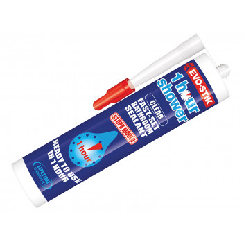 EVO-STIK 1 Hour Shower Sealant Clear 310ml