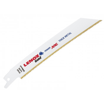 LENOX 614GR Gold Metal Cutting Reciprocating Saw Blades 150mm 14 TPI (Pack 5)