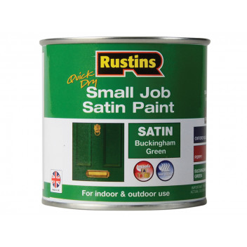 Rustins Quick Dry Small Job Satin Paint Buckingham Green 250ml