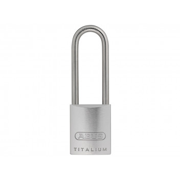 86TI/45mm TITALIUM Padlock Without Cylinder 70mm Long Stainless Steel Shackle