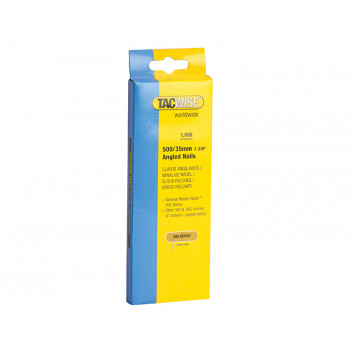 Tacwise 500 18 Gauge 35mm Angled Nails Pack 1000