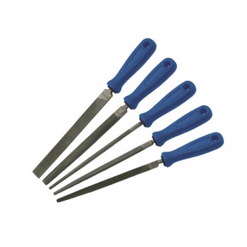 Expert Second Cut File Set, 5 Piece