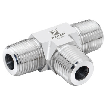 1/4\" NPT MALE 316 TEE