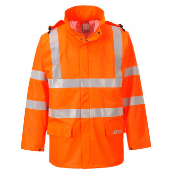 FR41 Sealtex Flame Hi-Vis Jacket Orange Large