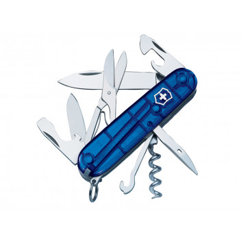 Victorinox Climber Swiss Army Knife Translucent Blue Blister Pack