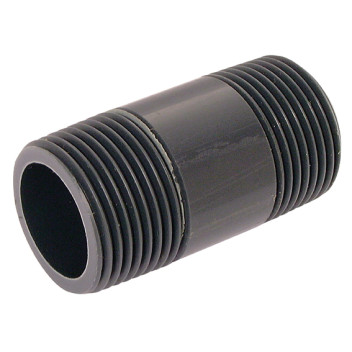 1.1/2\" ID ABS EQUAL BARREL NIPPLE LGREY