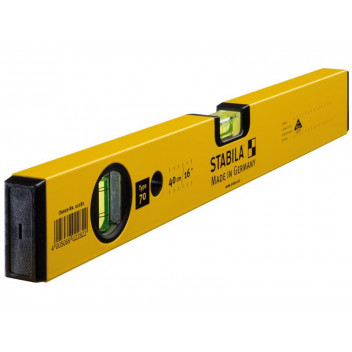 Stabila 70-40 Single Plumb Spirit Level 2 Vial 40cm