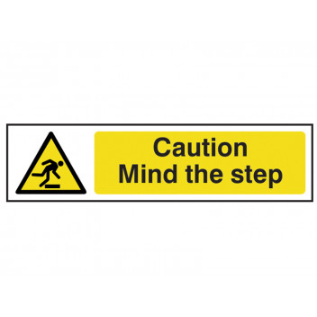 Scan Caution Mind The Step - PVC 200 x 50mm