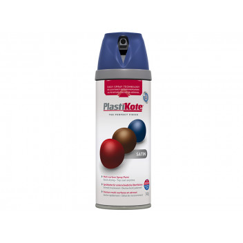 PlastiKote Twist & Spray Satin Night Navy 400ml