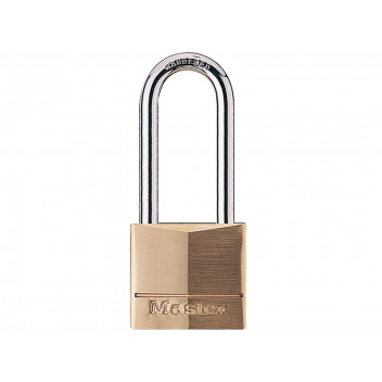 Master Lock Solid Brass 40mm Padlock 4-Pin - 51mm Shackle