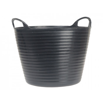 Faithfull Heavy-Duty Polyethylene Flex Tub 42 litres Black