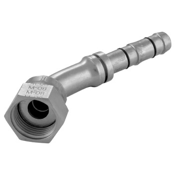 ORS FEM SWIVEL 45 DEG ELBOW X 5/8\" HOSE