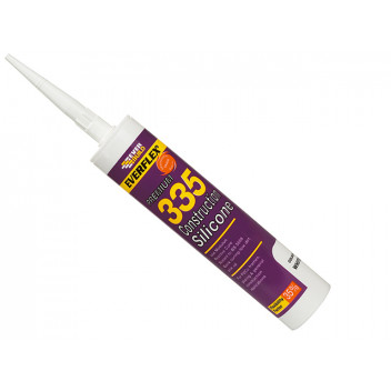 Everbuild 335 Construction Silicone Brown 295ml