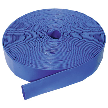 2.1/2\" ID BLUE LAYFLAT HOSE 10 MTR COIL