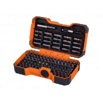 Bahco 59/S100BC Colour Coded Bit Set, 100 Piece