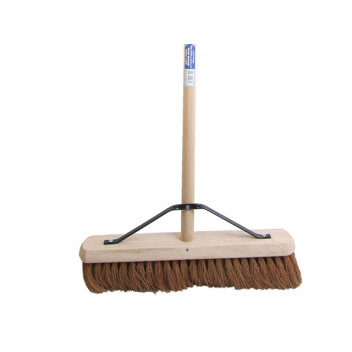 Faithfull Broom Soft Coco 450mm (18in) + Handle & Stay