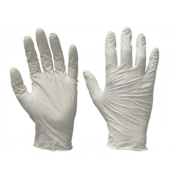 Scan Vinyl Gloves - M (Box 100)