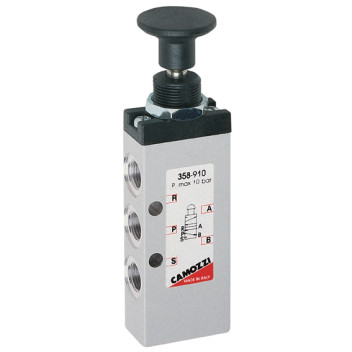 1/8 5/2 PUSH/PULL KNOB BISTABLE