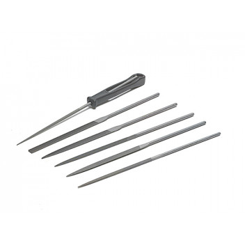 Bahco Needle File Set of 6 Cut 2 Smooth 2-470-16-2-0 160mm (6.2in)