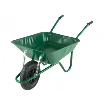 Walsall Boxed 85L Green Easi-Load Builders Wheelbarrow