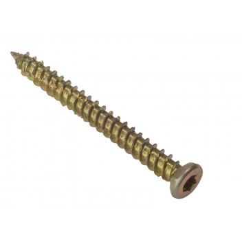 Concrete Frame Screw Torx Compatible High-Low Thread ZYP 7.5 x 152mm Bag 10