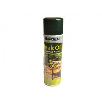 Ronseal Garden Furniture Teak Oil Aerosol 500ml