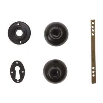 Yale Locks P405 Rim Knob Black Finish