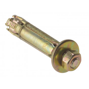 ForgeFix Masonry Anchor Bolt Projecting ZYP M6 x 50mm Bag 10