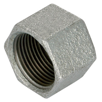 1\" BSPP FEMALE CAP GALVANISED GF300G