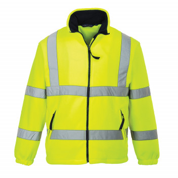 F300 Hi-Vis Mesh Lined Fleece Yellow Large