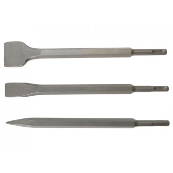 BlueSpot Tools SDS Plus Chisel Set, 3 Piece