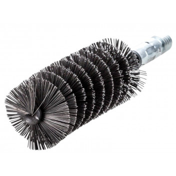 Lessmann Threaded Tube Brush 30mm Steel Wire