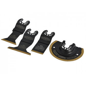Faithfull Multi-Function Titanium Blade Set 4 Piece