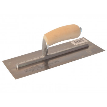 Marshalltown MXS4 Plasterer\'s Finishing Trowel Wooden Handle 11.1/2 x 4.3/4in