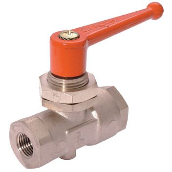 1/4\"BSPF x 7mm 12mm OD Ball Valve 2/2 with Push-in
