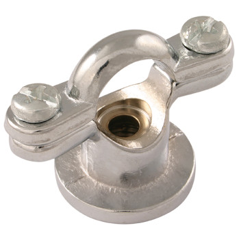 54MM OD DUAL PURPOSE PIPE CLIP CHROME P