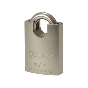 ABUS Mechanical 90RK/50mm TITALIUM Padlock Closed Shackle Keyed Alike 2745