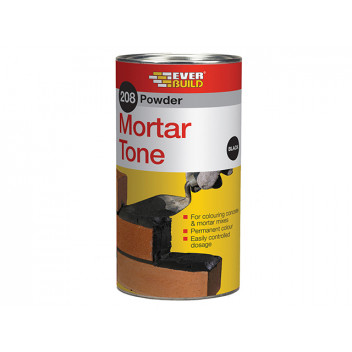 Everbuild 208 Powder Mortar Tone Black 1kg