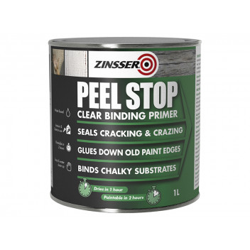 Zinsser Peel Stop Clear Binding Primer Paint 1 litre