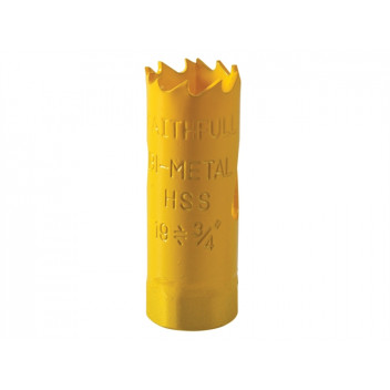 Faithfull Bi-Metal Cobalt Holesaw 19mm