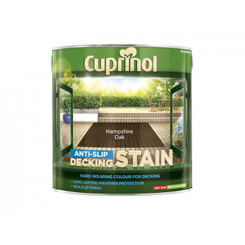 Cuprinol Anti-Slip Decking Stain Hampshire Oak 2.5 litre