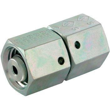 12/06MM OD STRAIGHTAIGHT SWIVEL COUPLER (S)